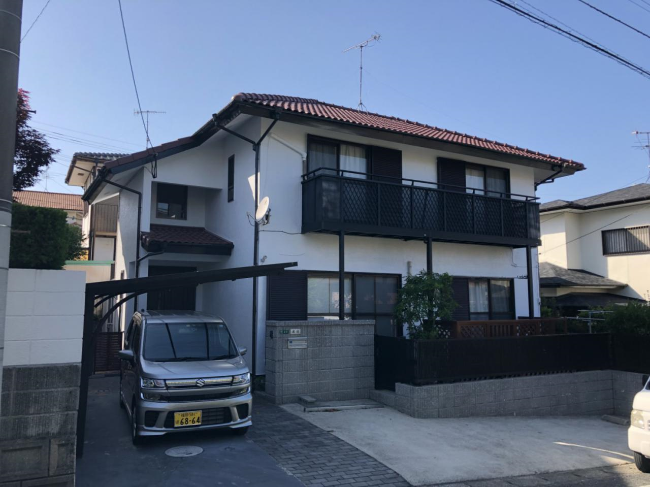 太宰府市大佐野W様【外壁素材：モルタル　屋根素材：モニエル瓦】